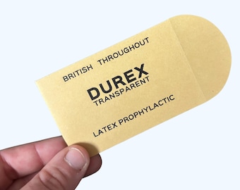 WW2 British Prophylactic Sachets, Set of 2, WW2 Era Replica, Film Prop, Replica  Reproduction for WWII Reenactment