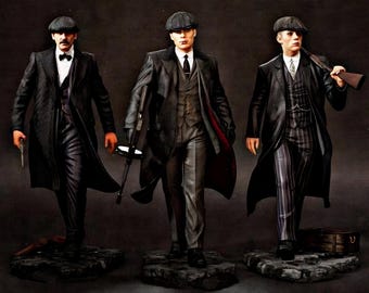 Conjunto STL de los hermanos Shelby de Peaky Blinders - Thomas, Arthur y John - Archivo para impresión 3D - Figuras de alta calidad - Figura de acción - archivo stl -