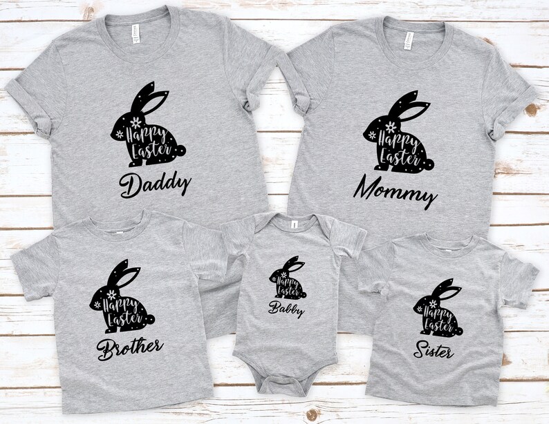 Happy Easter Day Family Shirt Family vacation Shirt,Easter tee Custom Family Easter Day Shirts Cute Easter Shirts Easter Day Bunny Shirt