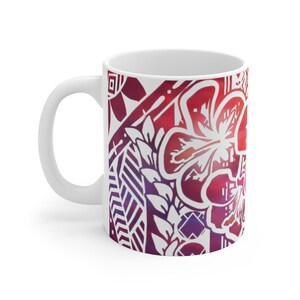 Hawaiian/Tropical Themed 11oz Coffee Mug