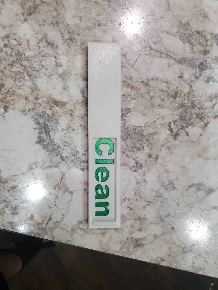 Clean/dirty Dishwasher Magnet Slider - Etsy