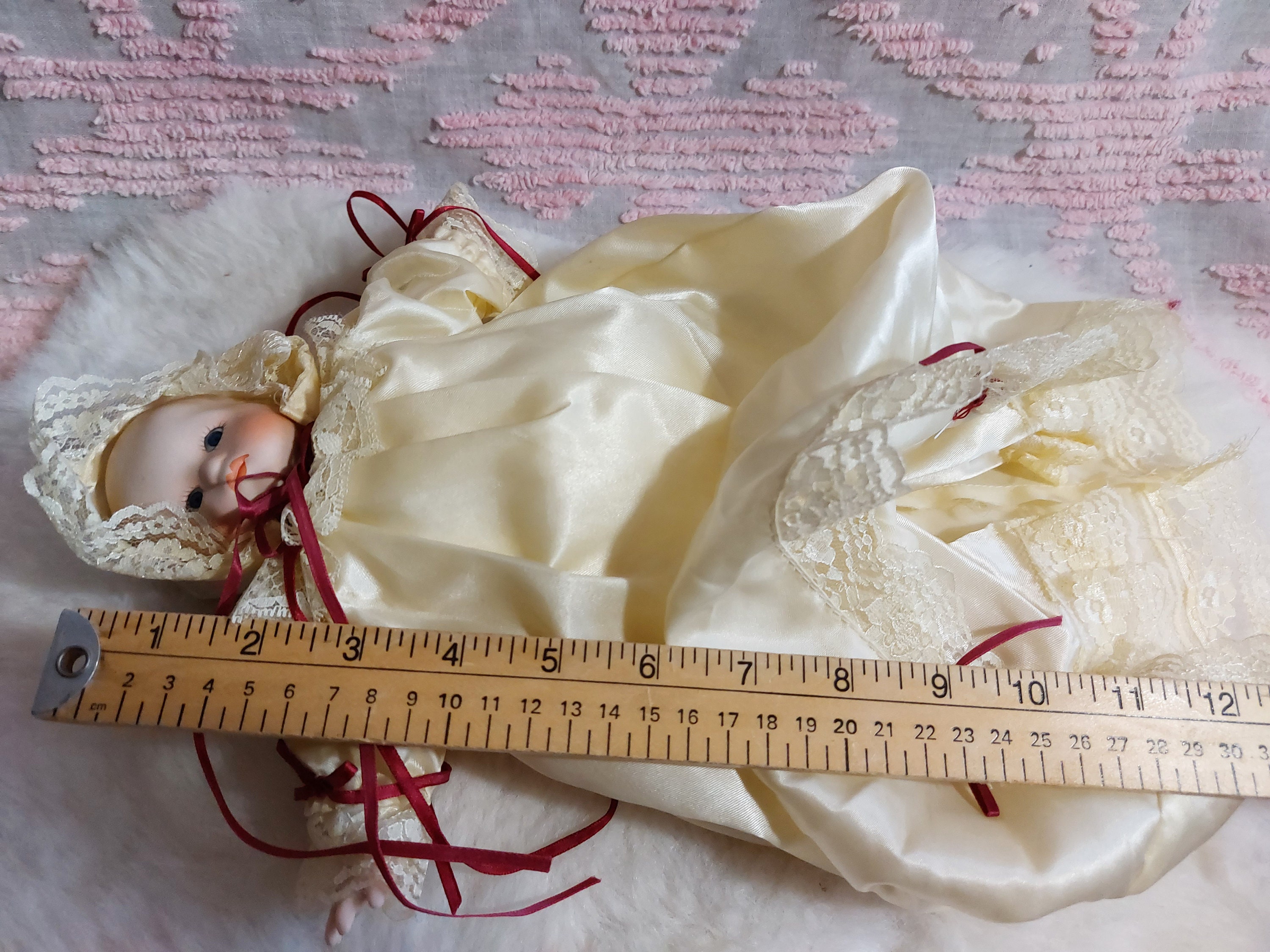 Vintage Baby Porcelain Doll 9