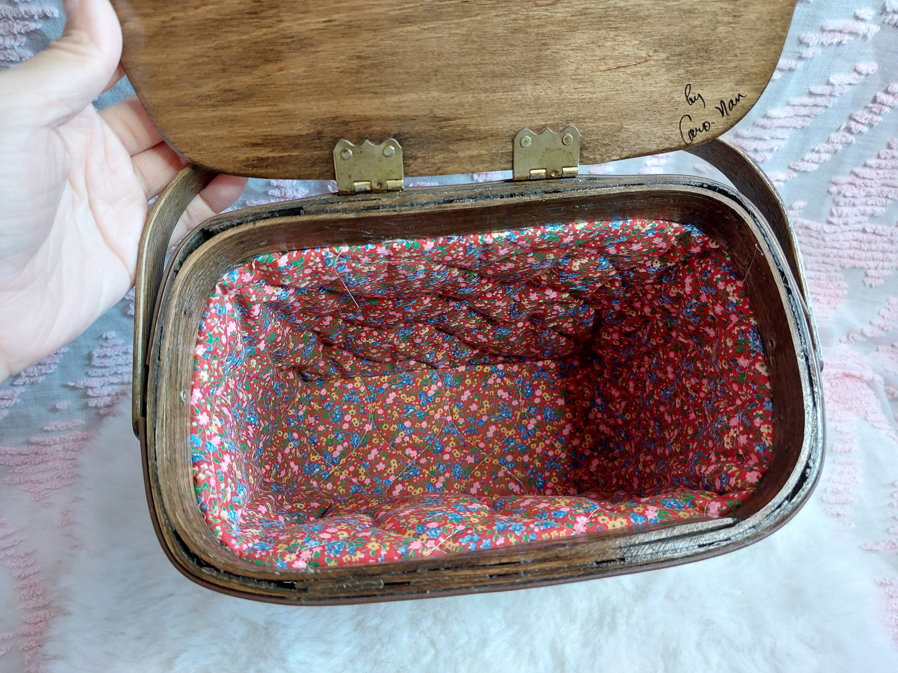 ミシシッピ州カロナン・ジャクソン作、ヴィンテージの手描きカロナン