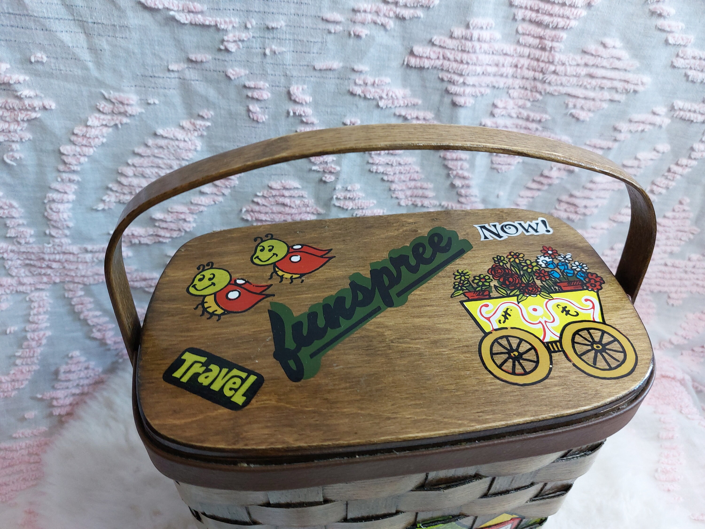 ミシシッピ州カロナン・ジャクソン作、ヴィンテージの手描きカロナン