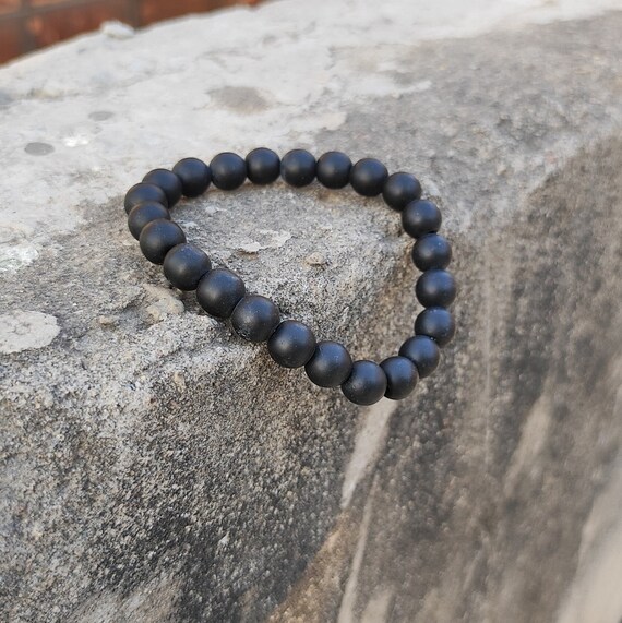 Matte Shungite Stretchy Bracelets Matte Shungite Stretchy Bracelets