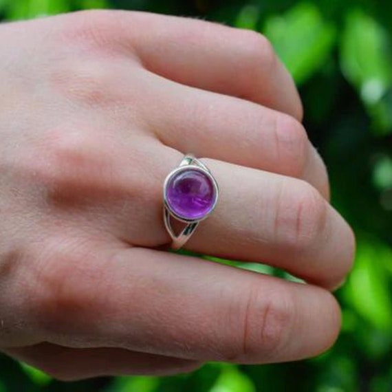 6 carat 2024 amethyst ring