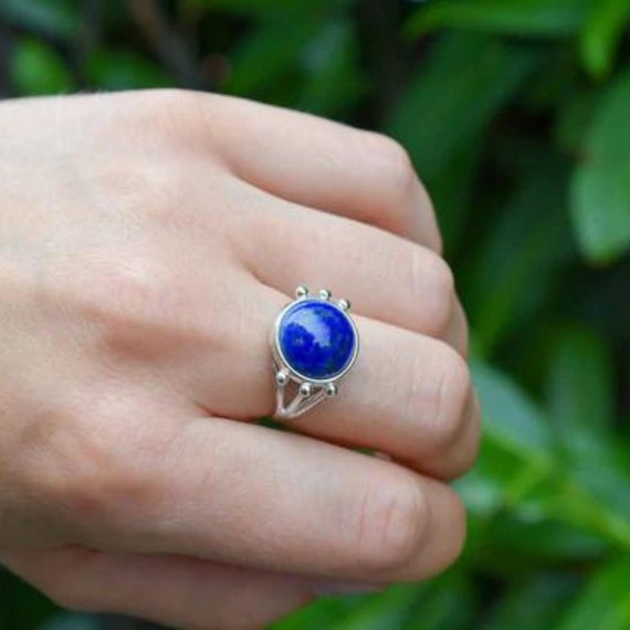 Lajward Stone Ring (लाजवर्त अंगूठी) | Buy Certified Lapis Lazuli Ring