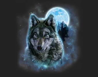 Wolf Png Etsy
