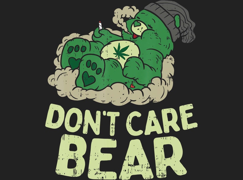 Funny Bear Smoking Weed Png Cannabis Marijuana Stoner Png | Etsy