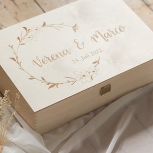 Wedding Personalized Memory Box | Wedding Box | Wedding Gift | Bride and Groom | Memories | Card Storage
