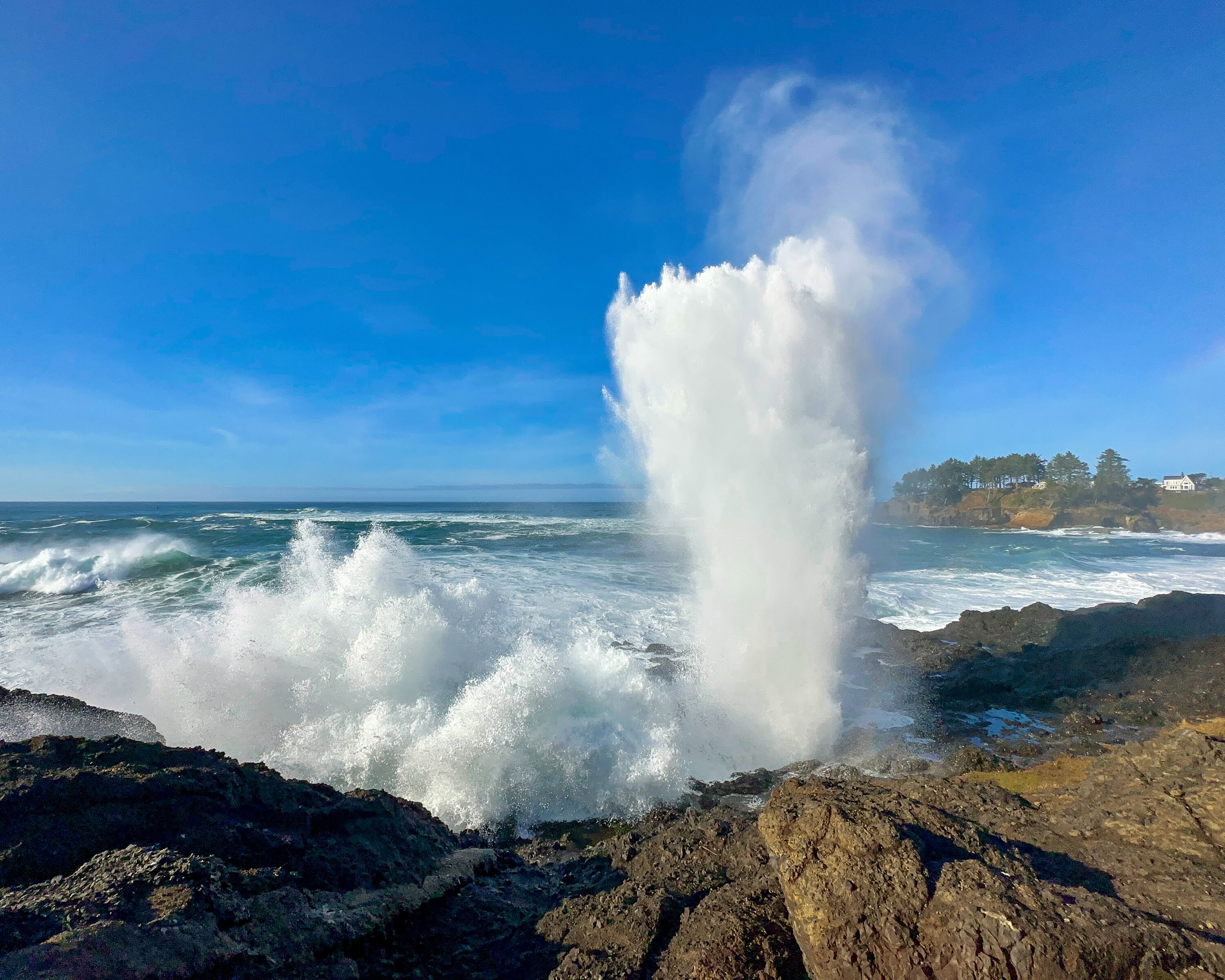 King Tides Depoe Bay Oregon 2025 Rea Leland
