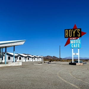 Roy's Motel på Route 66 i Amboy, Kalifornien