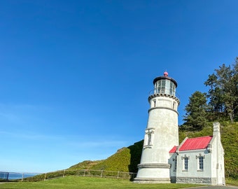 Haceta Head Lighthouse in Devils Elbow State Park on the Oregon Coast