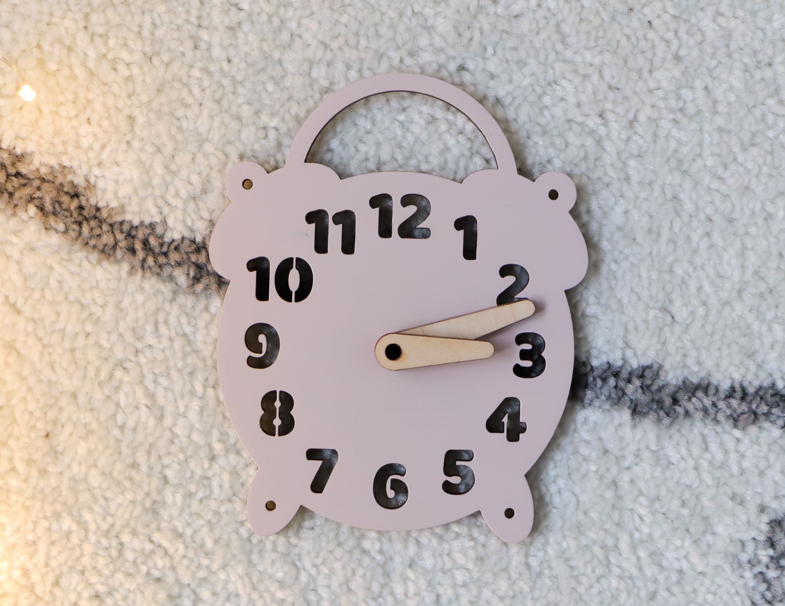 Wooden Clock Busy board details DIY Busy board part Montessori Etsy