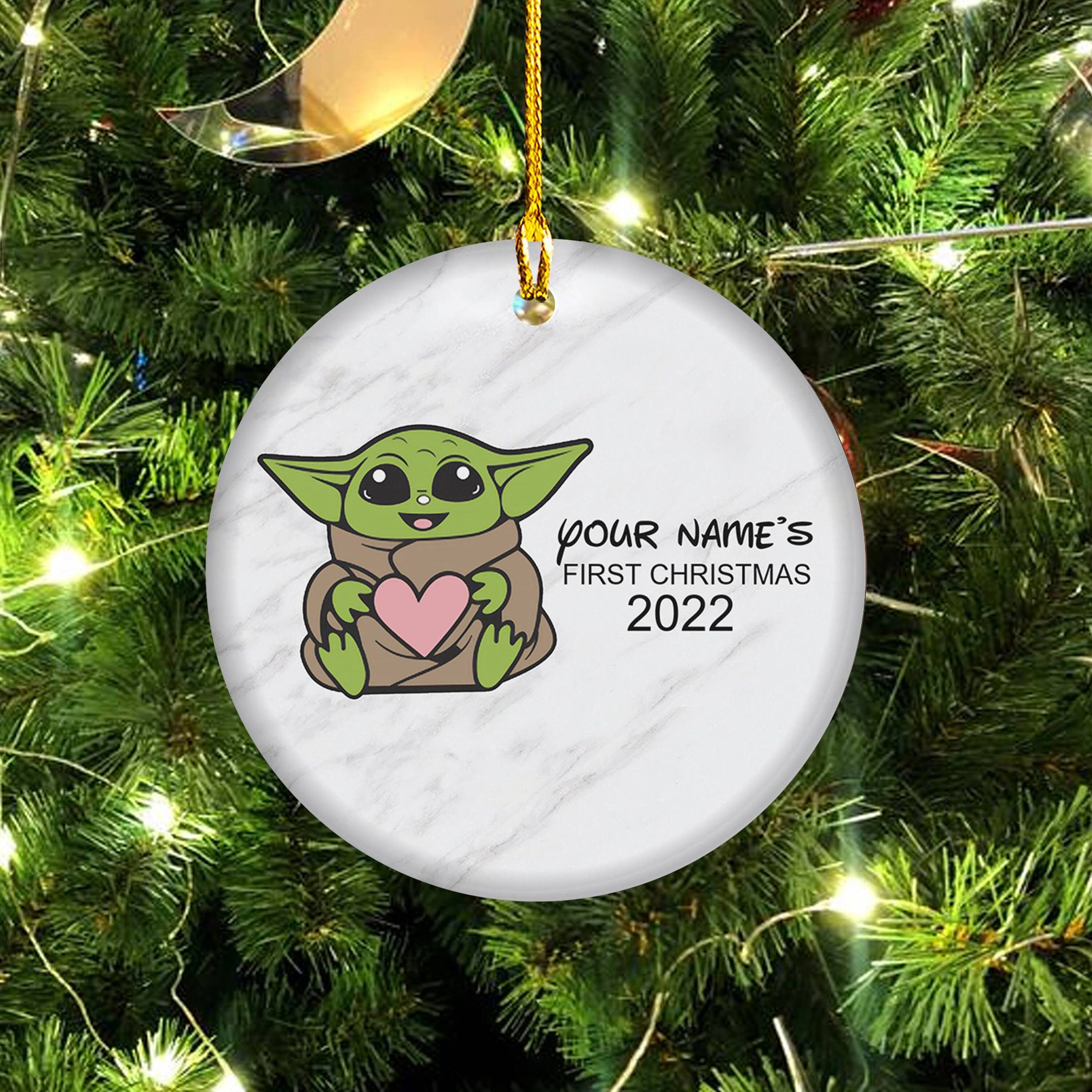 Discover Disney Ornament Baby Yoda Ornament Star Wars Christmas Baby Yoda Ornament