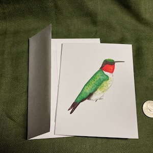 Karty Ruby-Throated Hummingbird