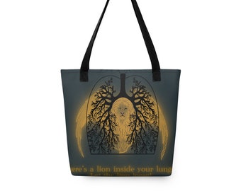 Let the Lion Loose Tote bag, Christian Tote bag, Lion Tote