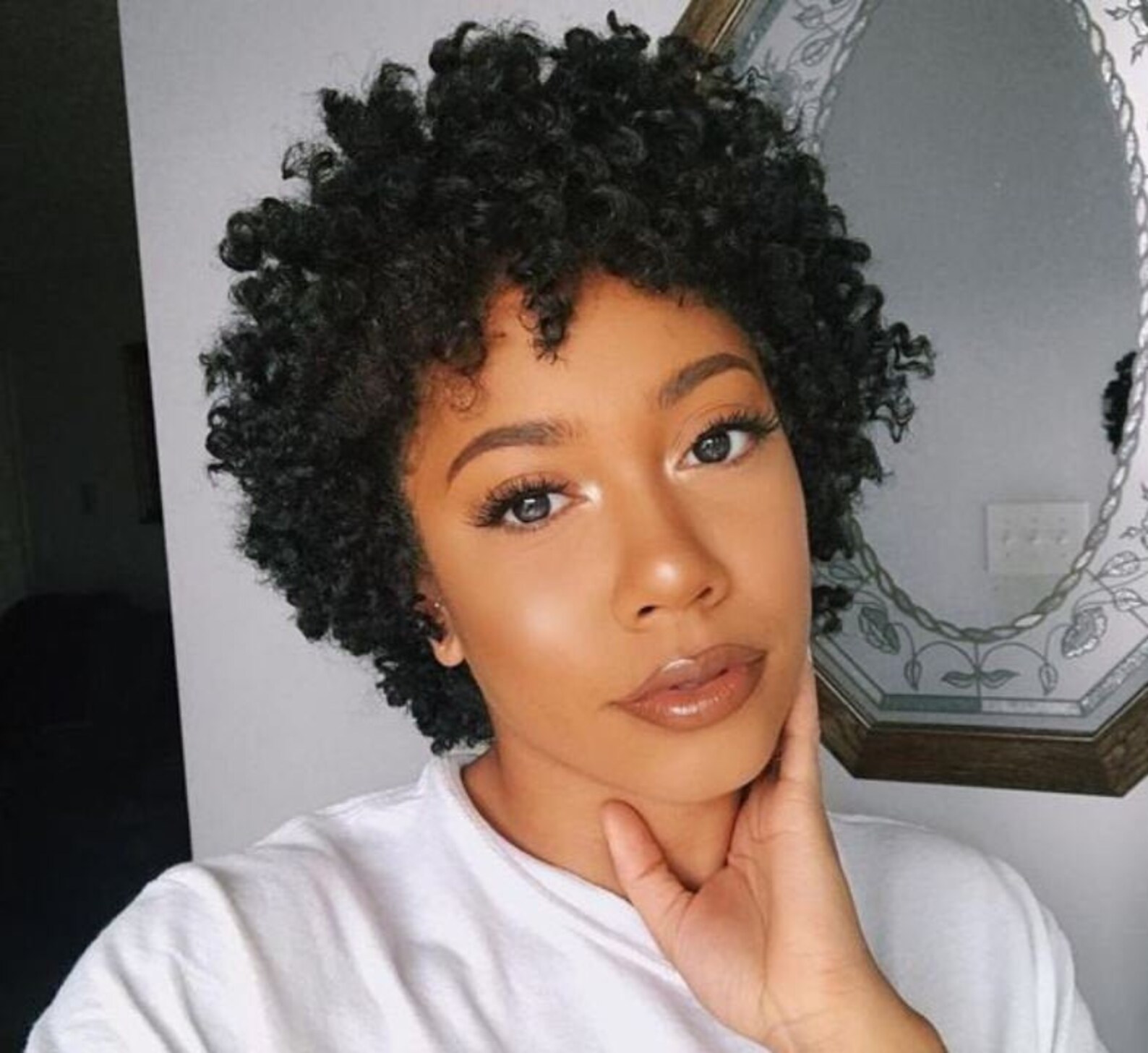 Short Curly Afro Wig 2 Inches Natural Looking in 2 Colours - Etsy UK