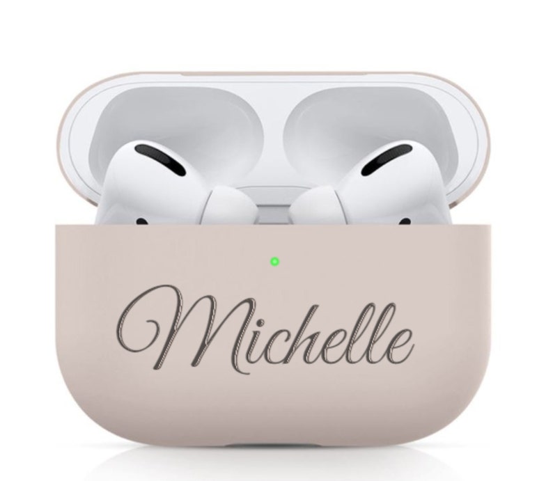 Personalized Colorful Silicone AirPods Pro Cases Engraving Etsy