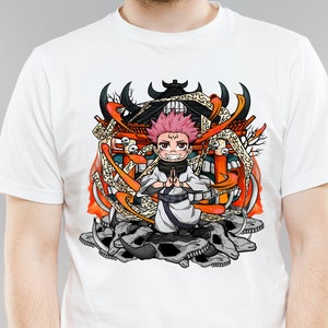 Sukuna Unisex Tee: Bold Jujutsu Kaisen Graphic zdjęcie 1