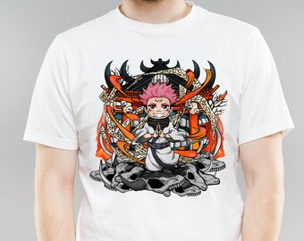 Sukuna Unisex Tee: Bold Jujutsu Kaisen Graphic