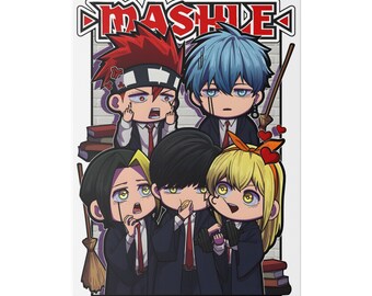 Mashle and Friends - Mashle Anime Matte Canvas Art