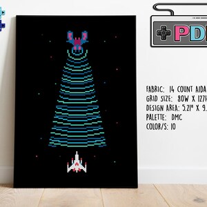 Namco Pac Man Merry Christmas Instant Download Pdf Cross Etsy