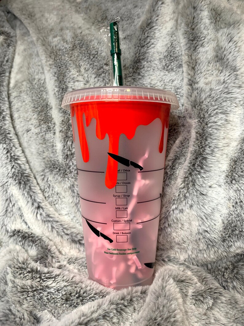 Starbucks Cold Cup Bloody Mary Perfect Gift for Halloween Etsy
