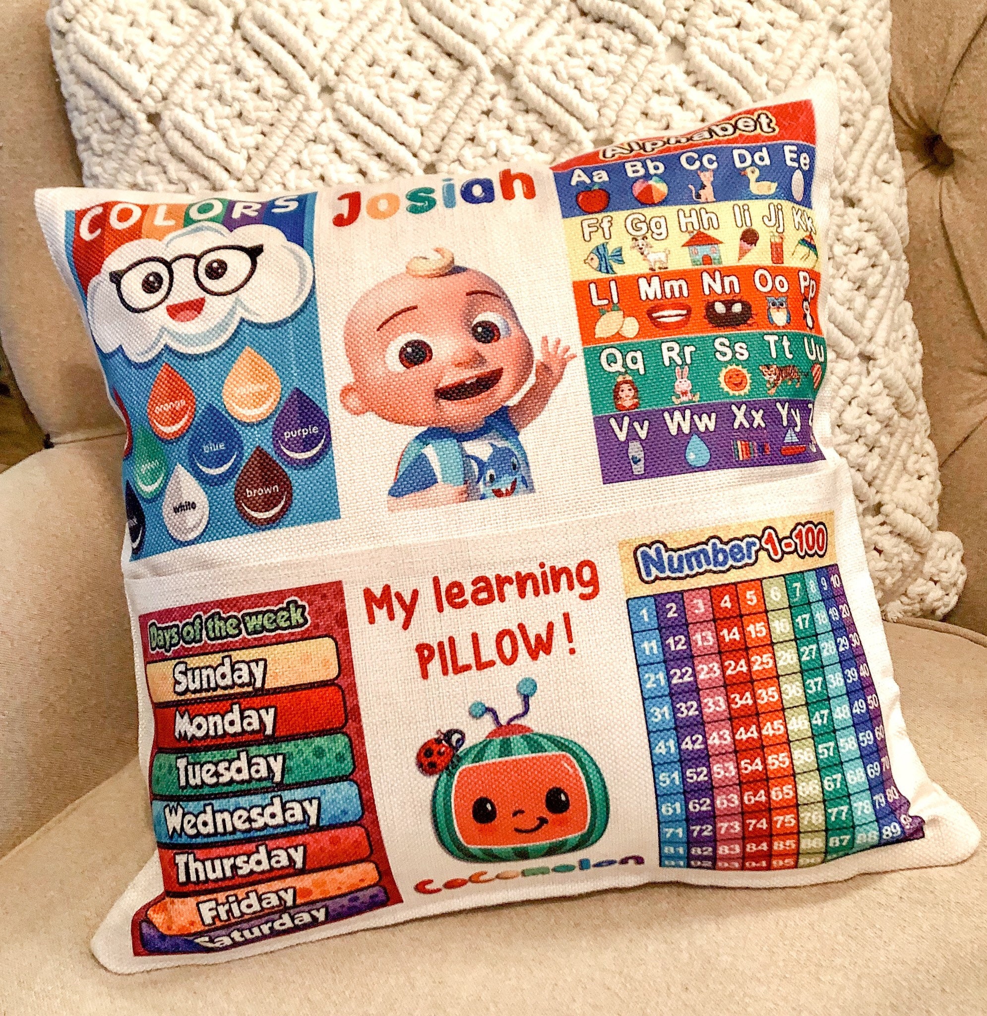 Personalized Custom pillow with pocket Etsy