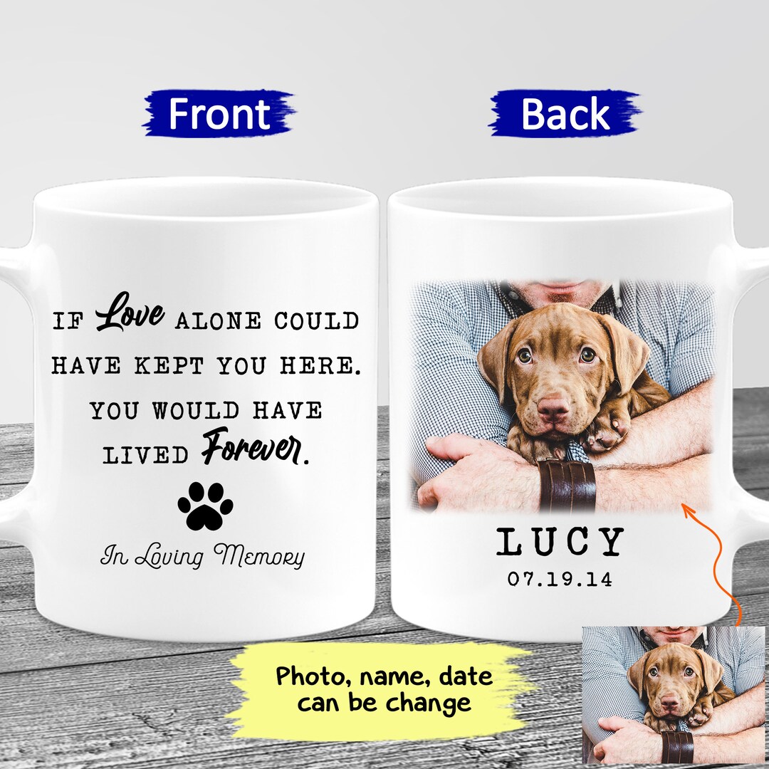 Personalized Pet Memorial Mug, Pet Loss Gifts, Dog Loss Gift, Cat Loss