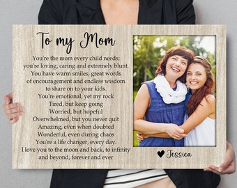 Personalized Mother's Day Gift, Custom Picture Frame, Mother Daughter Gift, Mothers Day Gift From Daughter, Gift For Mom, Happy Mothers Day