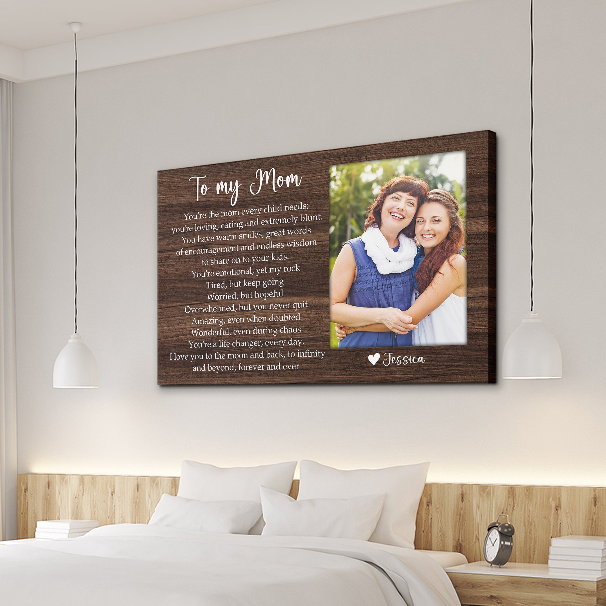 Personalized Mother's Day Gift, Custom Picture Frame, Mother Daughter ...