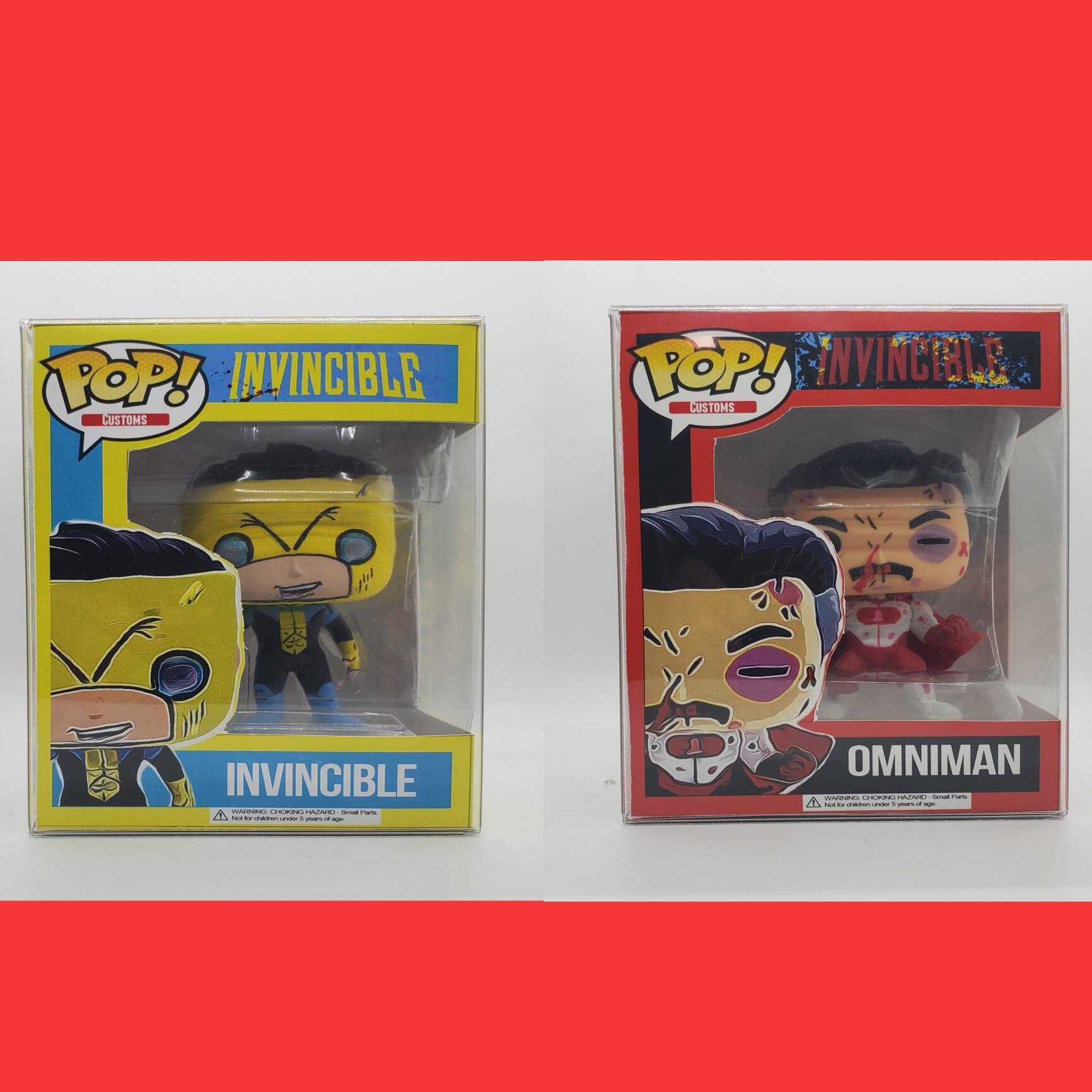 Custom Funko POP Set Invincible and OmniMan PREORDER | Etsy