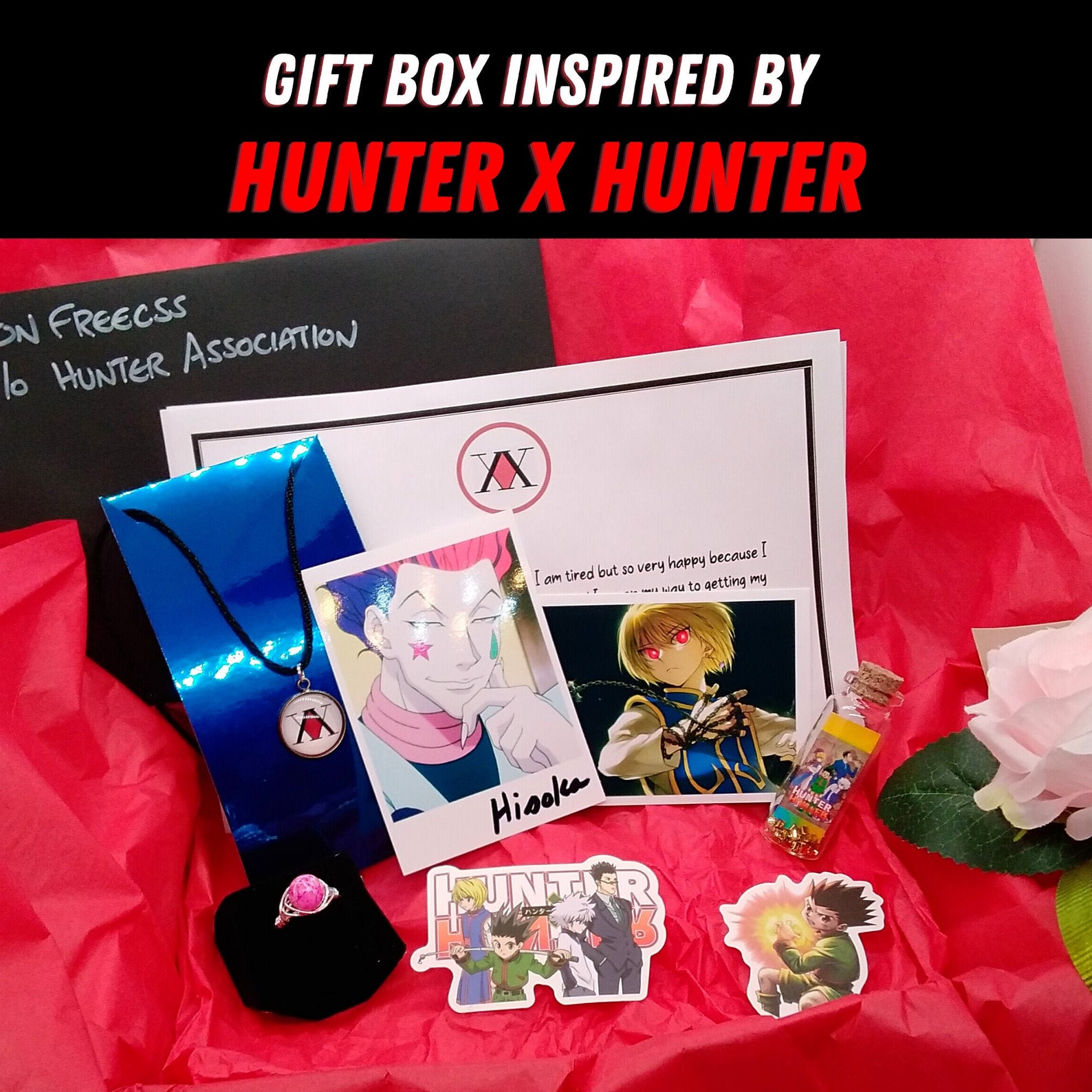 Hunter x Hunter Inspired Gift Box with Ring Necklace & Etsy