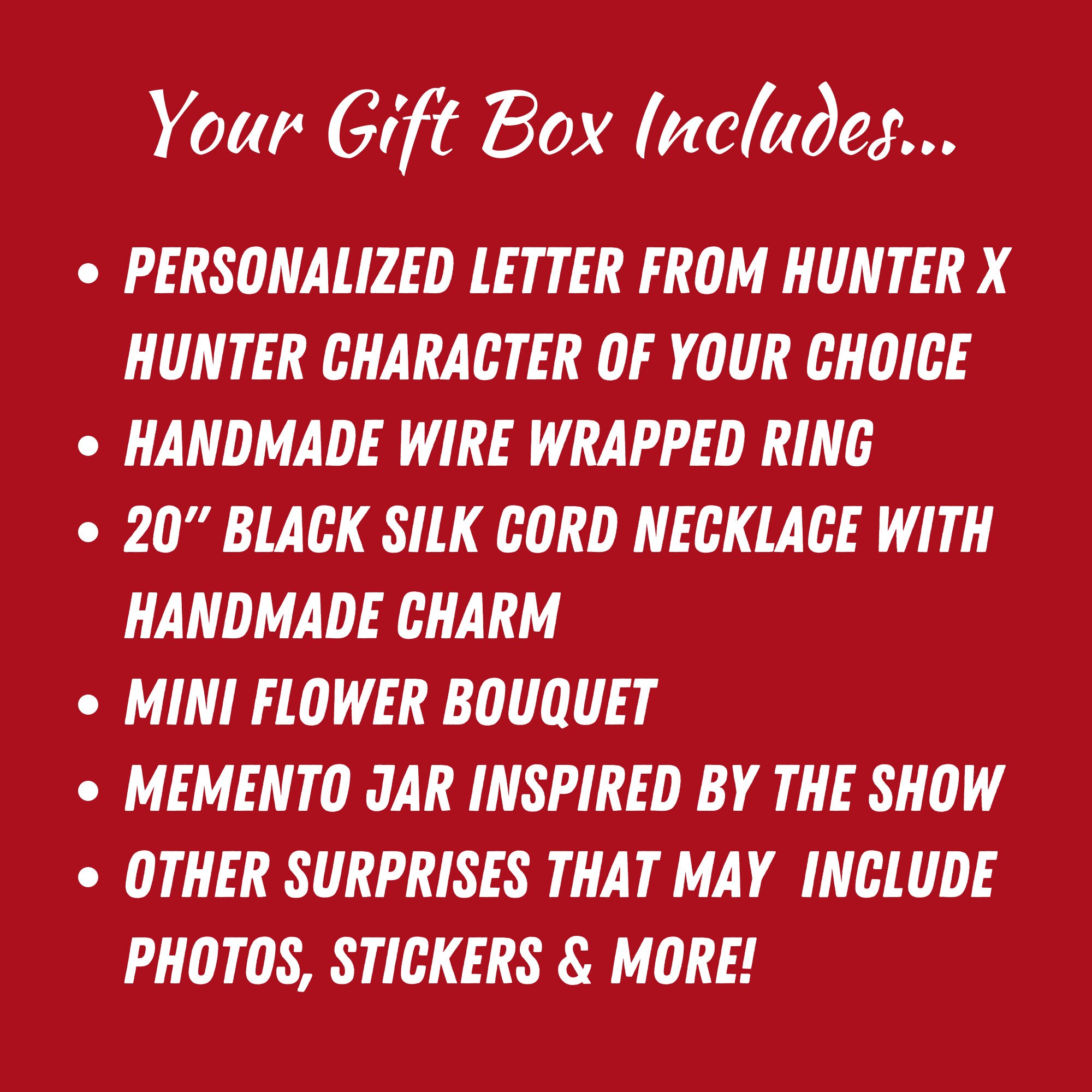 Hunter x Hunter Inspired Gift Box with Ring Necklace & Etsy