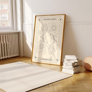 Lavender Haze : impression d'art numérique inspirée du tarot | Hommage à la tournée Eras | Téléchargement instantané
