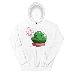 Let it snow Kawaii Holiday Marimo Moss ball Unisex Hoodie