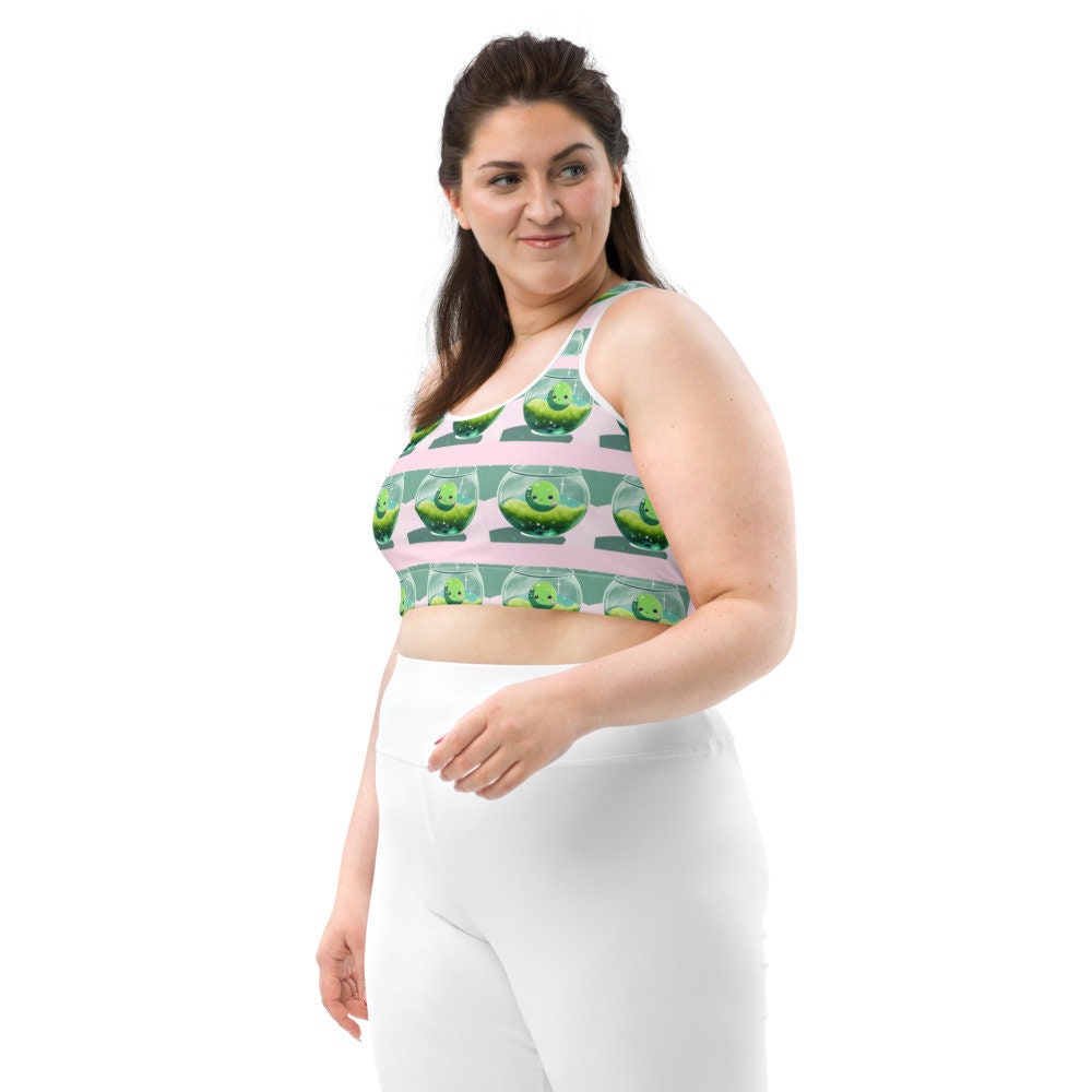 Kawaii Marimo Moss Ball Sports Bra - Etsy
