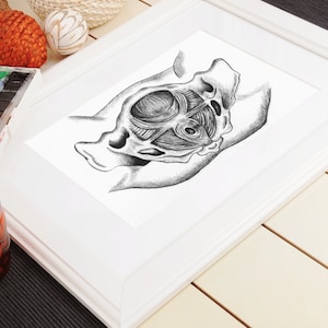 Birth on the Perineum: Birth/Doula/Midwife Art Printable