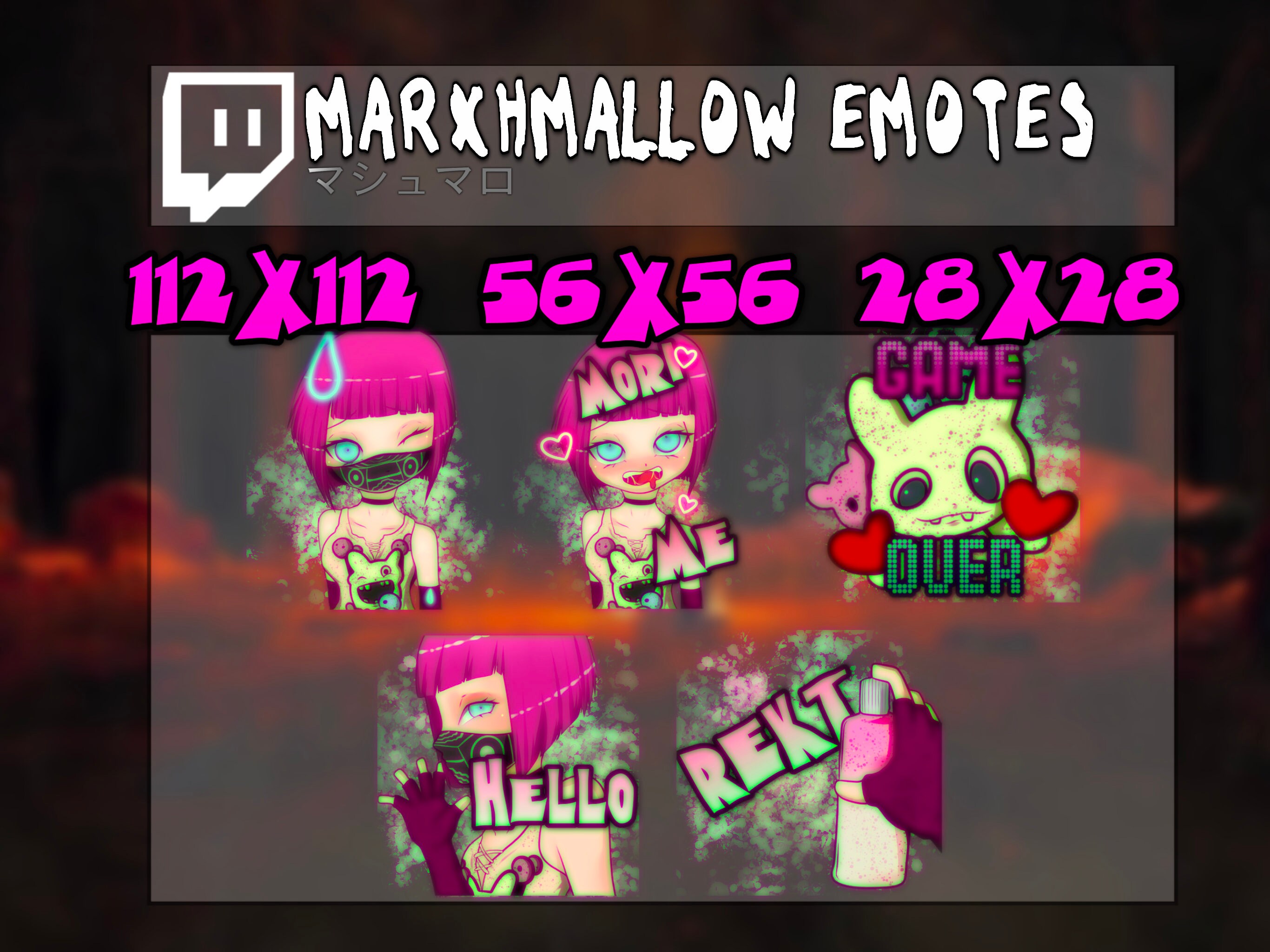 Dead By Daylight Nea Karlsson Urban Artist Twitch Emotes Etsy