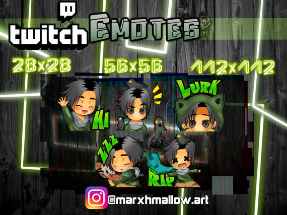 Dead By Daylight Jake Park Twitch And Discord Emotes Kawaii Etsy