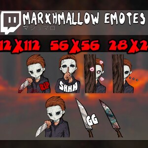 10 Dead By Daylight Twitch Discord Emotes Etsy
