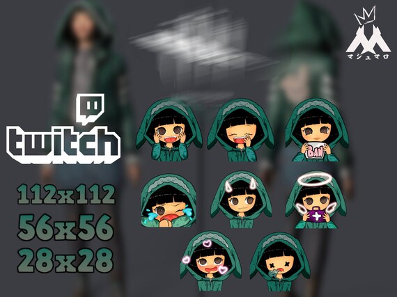 Dead by Daylight : Green Bunny Feng Twitch Emotes Cute - Etsy Canada
