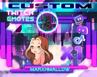 Eigenes Twitch Emote, Kawaii Discord Solo Emote