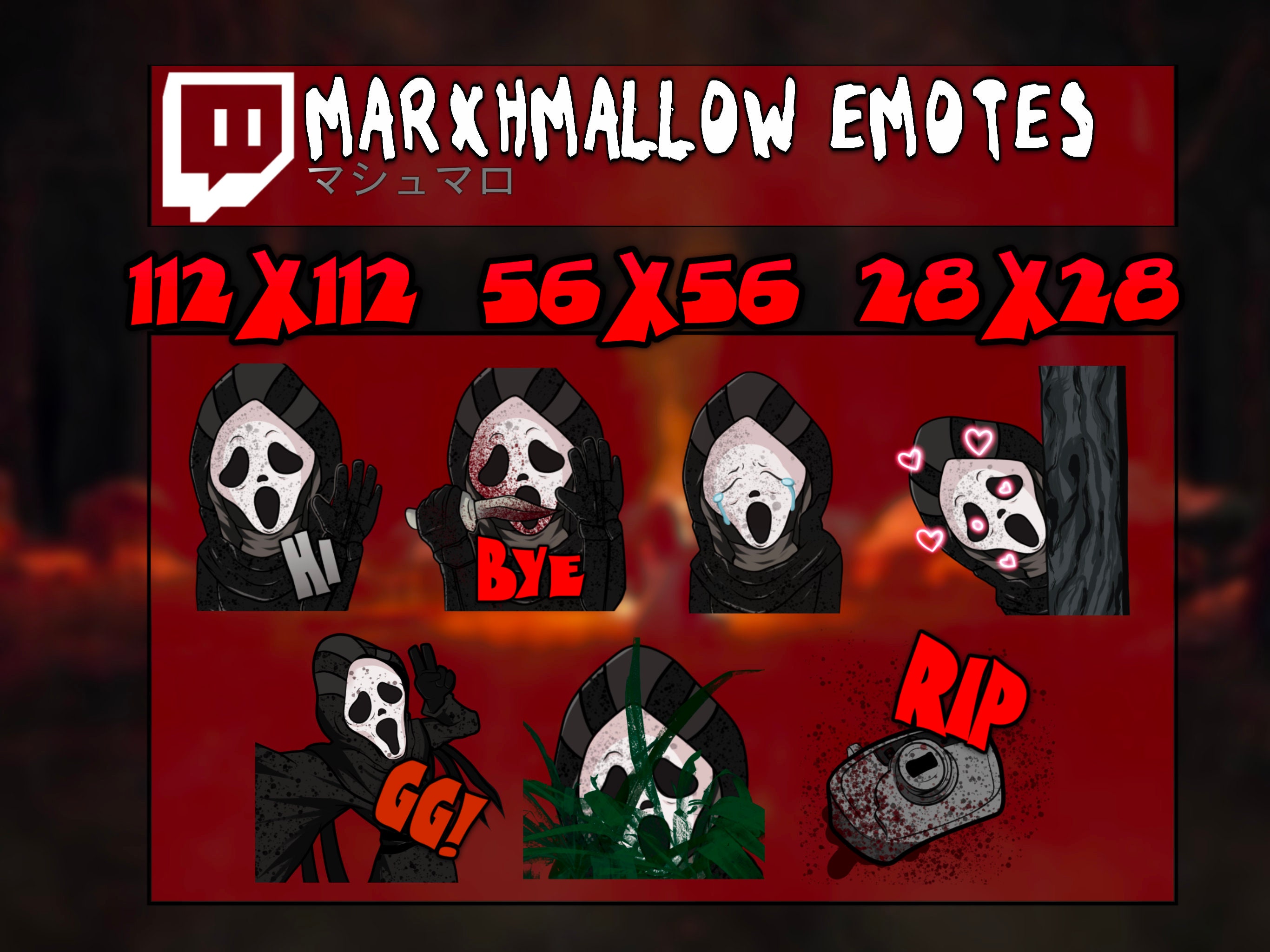 Dead By Daylight Ghostface Twitch Emotes Cute Twitch Etsy Dead By Daylight Ghostface Twitch Emotes Cute Twitch Etsy
