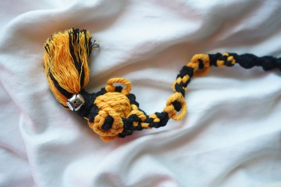 macrame cat toy