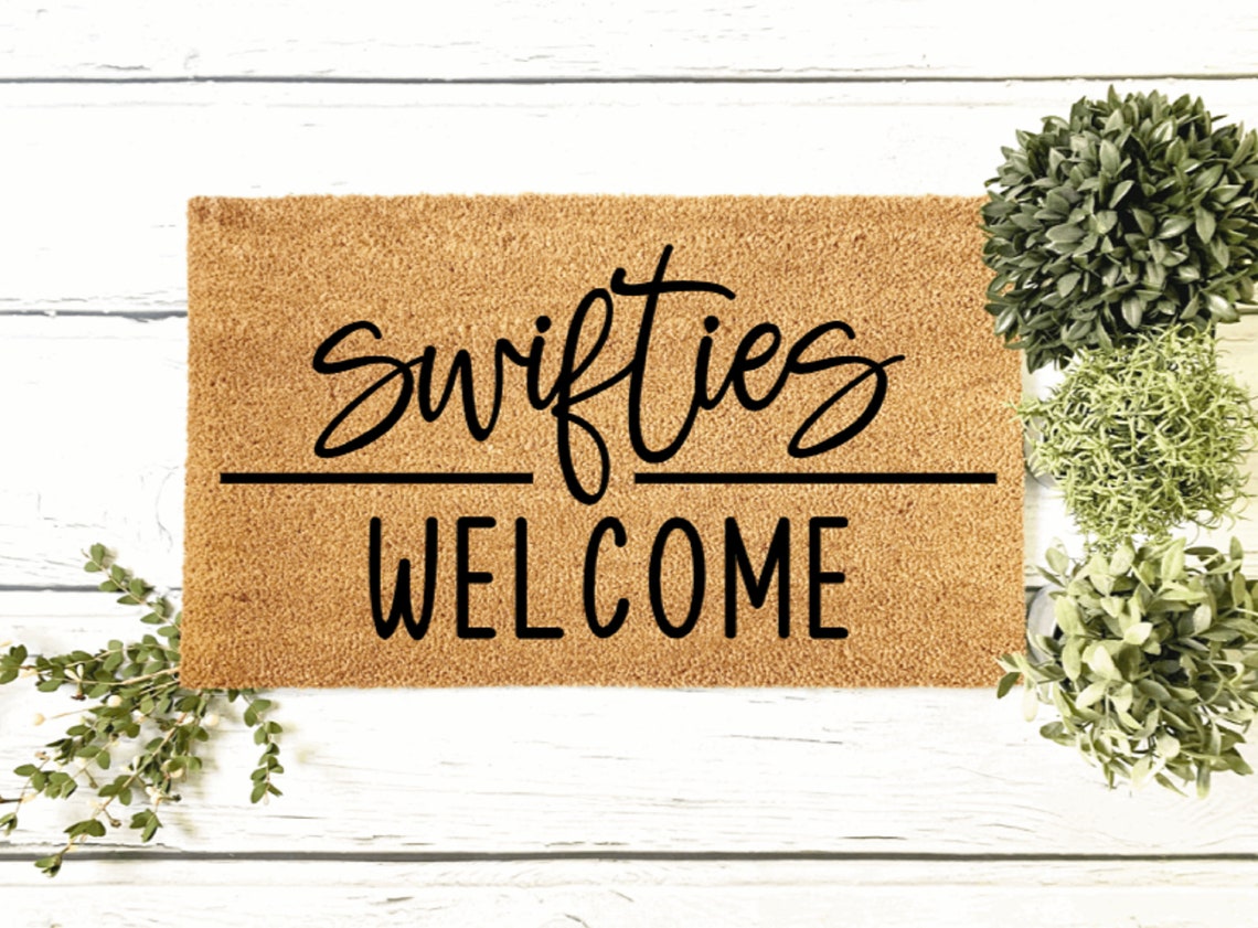 Taylor Swift Doormat Swifties Doormat Swiftie Fan Etsy