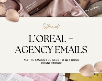 L&#39;Oreal Emails + Agency Emails