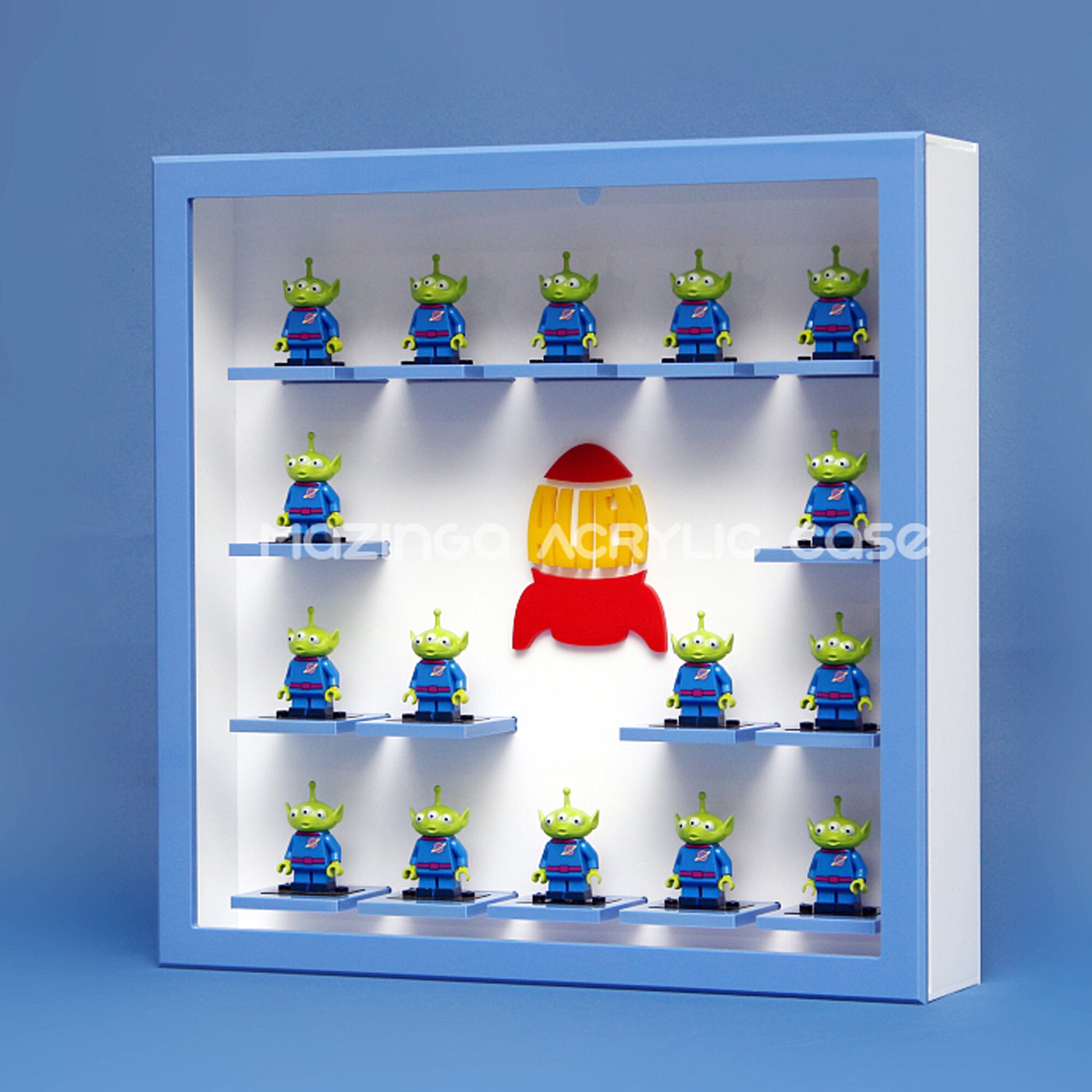 lego minifigure acrylic display case