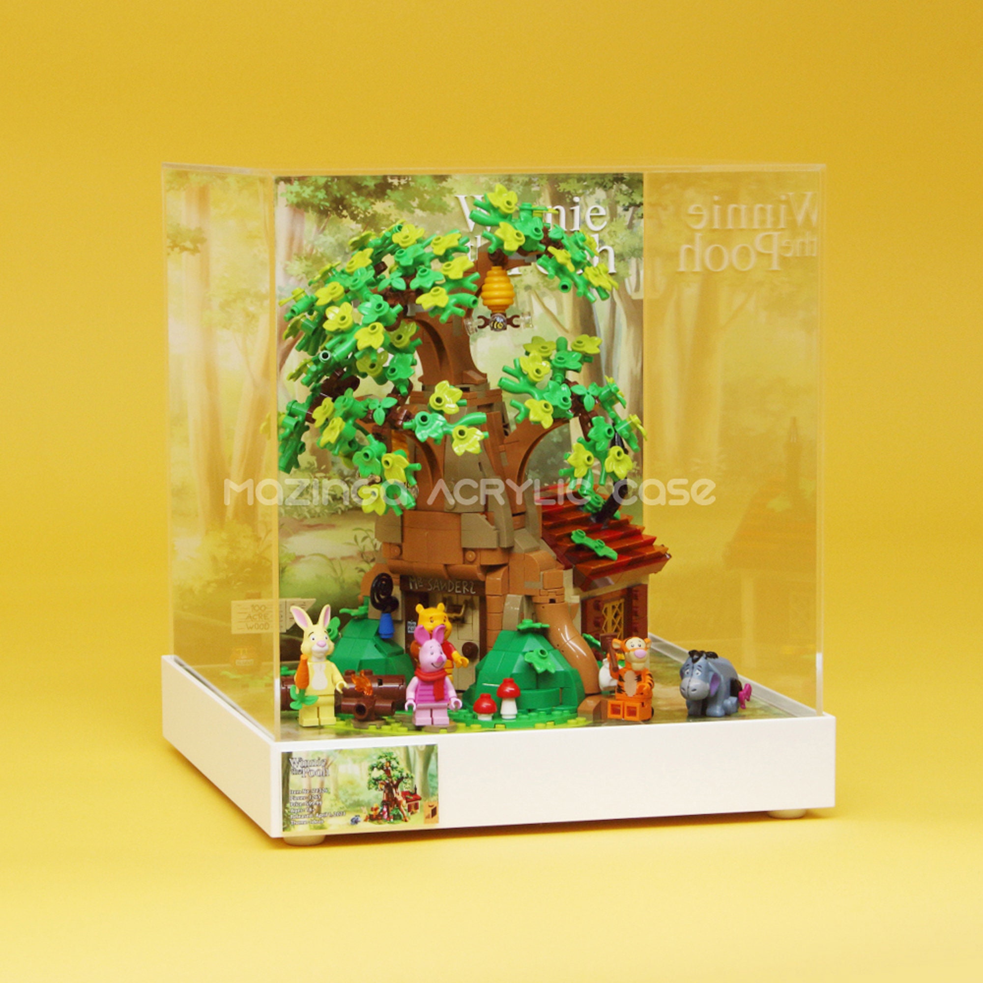 Acrylic Display Case for Lego 21326 DISNEY™ Winnie the Pooh With Spraying 